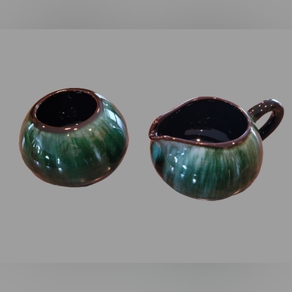 BLUE MOUNTAIN POTTERY sugar bowl and creamer - Picture 4 of 9